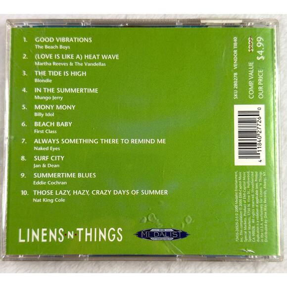 Celebrate Summer CD Compilation 2000 – Linens N Things Exclusive Music Songs - Picture 2 of 6